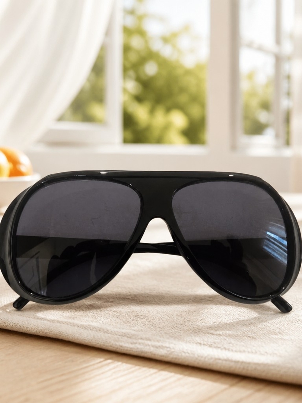 Classic Black Aviator Women’s Sunglasses